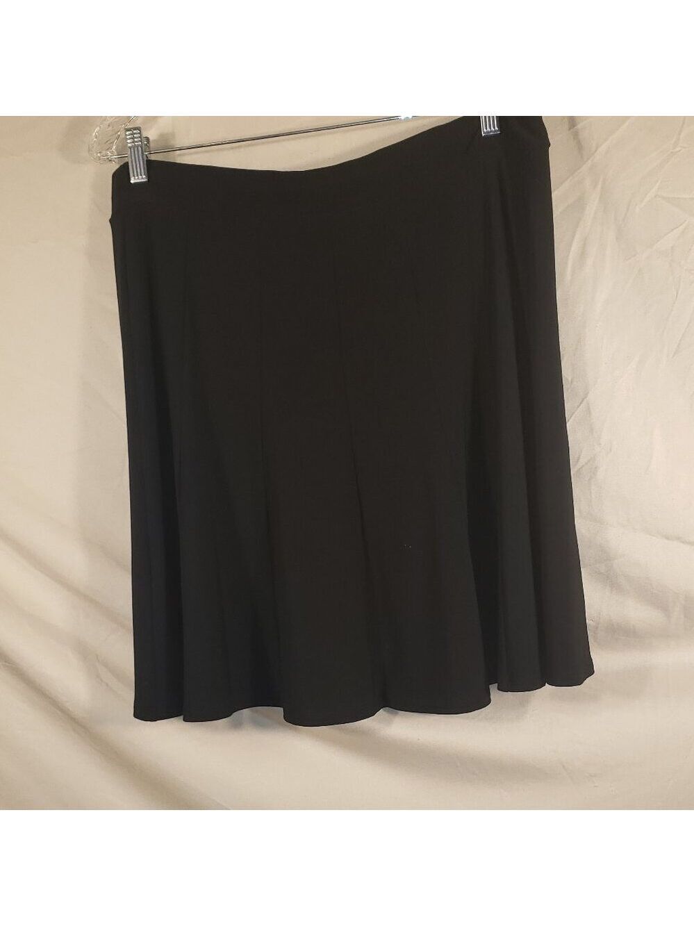 White House Asymmetrical Black Market XL Black Skirt